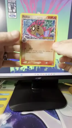 Pokemon TCG Reverse Holo Dragon Frontiers Stamped Delta Species Feebas 49/101 LP - Image 2