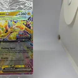 Pokemon Prismatic Evolutions Jolteon ex 030/131 Surprise Box Stamped Sealed - Image 2
