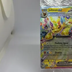 Pokemon Prismatic Evolutions Jolteon ex 030/131 Surprise Box Stamped Sealed - Image 3
