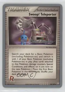 Swoop! Teleporter Pokemon World Championships Decks #92 2005 - Image 1