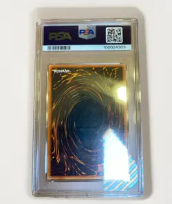 2005 YU-GI-OH! A FEATHER OF PHOENIX 1st Edition #EN037 FLAMING ETERNITY PSA 7 NM - Image 2