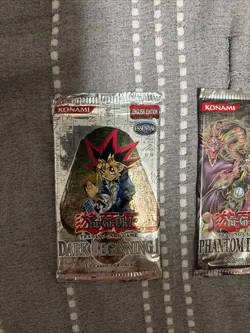 Yugioh Pack Lot Of 4 Booster Packs! DB1 Phantom Darkness Cyberdark Impact LON - Image 2