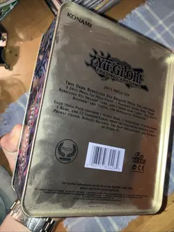 Yu-Gi-Oh! Dark Rebellion XYZ Dragon Mega Tin 2015 Empty Storage Box Konami - Image 3