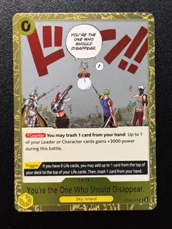 One Piece - You're the One Who Should Disappear R Wings of the Captain OP06-115 - Image 1
