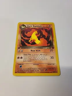 Pokemon Card - Dark Rapidash Team Rocket 44/82 Uncommon 1st Edition - LP - Image 2