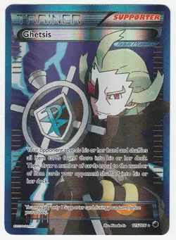 Ghetsis 115/116 Black & White Team Plasma Freeze Pokemon BW Card 2013 Trainer - Image 4