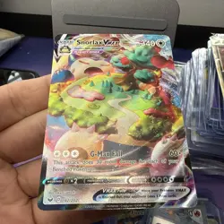 Pokemon TCG VMAX Snorlax Ultra Rare Card 142/202 Mint/Near Mint Condition - Image 2