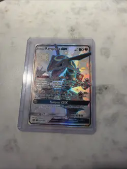 Pokemon TCG Rayquaza GX 177a/168 Alternate Secret Rare Holo Card Near Mint - Image 1