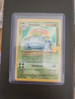 Venusaur Holo Rare Pokemon Card 25th Anniversary Celebrations Reprint 15/102 - Image 1