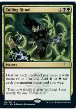 CULLING RITUAL ~mtg NM-M Strixhaven Rare x4 - Image 1