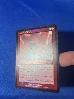 1x FOIL PRICE OF GLORY x1 Odyssey LP MtG Magic fast shipping - Image 3