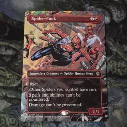 Spider-Punk (0207) (Borderless) Marvel's Spider-Man Foil - Image 1