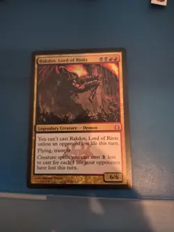 MTG Magic the Gathering Rakdos, Lord of Riots (187/286) Return to Ravnica LP - Image 1