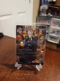 MTG Clever Impersonator 0008 Regular (Borderless) Marvel Eternal-Legal NM MAR - Image 1