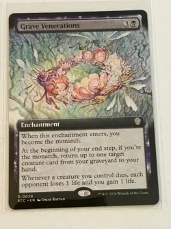 Grave Venerations Extended Art Lorwyn Eclipsed Commander 29 - Image 1