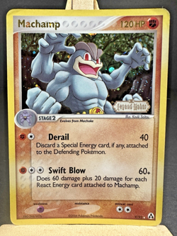 Pokemon 2006 Legend Maker Machamp Reverse Holo Stamped 9/92 HP - Image 1