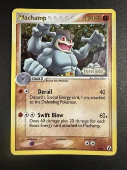 Pokemon 2006 Legend Maker Machamp Reverse Holo Stamped 9/92 HP - Image 4