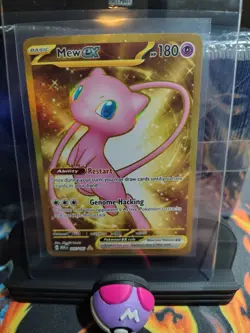 Pokemon Scarlet & Violet 151 - Mew EX 205/165 Hyper Rare Gold Non-Metal - Image 1