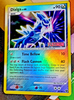 Pokemon 2008 Dialga 16/106 Platinum Stamped Reverse Holo Burger King Promo MP - Image 1
