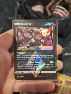 Pokemon Darkrai Prism Star 77/156 SM Ultra Prism Holo Prism Rare 160 HP - Image 1