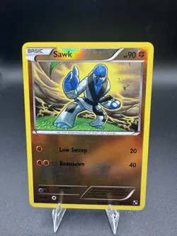 Pokemon TCG - SAWK - 62/114 - REVERSE HOLO - RARE - BLACK & WHITE (2011) - MP/LP - Image 1