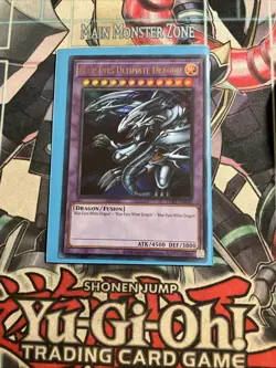 Blue-Eyes Ultimate Dragon Ultra Rare LDK2-ENK30 Yugioh Kaiba - Image 1