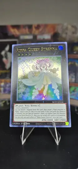 Yu-Gi-Oh Rikka Queen Strenna Ultra Rare 1st Edition ROTD-EN046 - Image 1