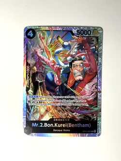 Mr.2.Bon.Kurei (Bentham) OP14-091 - One Piece TCG The Azure Sea's Seven SR - Image 1