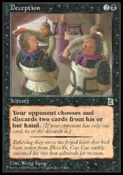 MTG magic cards 1x Deception Portal 3 Kingdoms P3K NM-Mint, English - Image 1