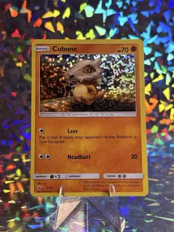 Cubone 7/12 McDonald's 2018 Set Holo Pokemon Card English - Image 1