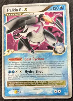 Pokemon Palkia G LV.X Ultra Rare TCG Card 125/127 Heavy Play - Image 1
