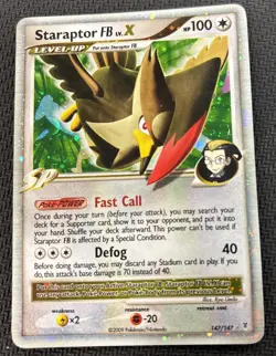 Pokemon TCG Staraptor FB LV.X Holo Rare Card 147/147 Platinum Supreme Victors - Image 1
