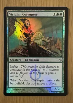 MTG Viridian Corrupter Mirrodin Besieged Foil LP/NM - Image 1