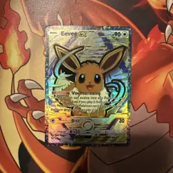 Pokemon Eevee Pocket TCG Custom Made Fan Art Holo With Texture IR AR SIR ALT - Image 2