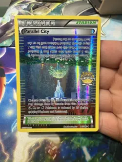 Pokemon XY Breakthrough - Parallel City 145/162 CITY CHAMPIONSHIP STAMP PROMO - Image 1
