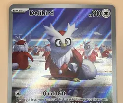 Delibird 152/132 – Mega Evolution Illustration Rare - Near Mint - Pokemon TCG - Image 4