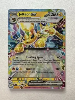Pokemon Jolteon ex 030/131 Prismatic Evolutions Double Rare Holo NM English - Image 1