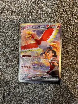 Ethan's Ho-Oh ex 230/182 Destined Rivals SIR Special Illustration Rare Pokemon - Image 1
