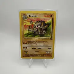 Graveler 37/62 Fossil Set Vintage 1999 Pokemon Card -LP - Image 1