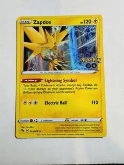 Zapdos 029/078 Pokemon GO Holo - Image 1