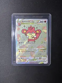 Pokemon TCG - Crown Zenith Galarian Gallery - Simisear VSTAR Gg37/Gg70 - Image 1