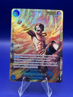 Portgas.D.Ace OP13-119 SEC - One Piece TCG - Foil NM Near-Mint Secret Rare - Image 1