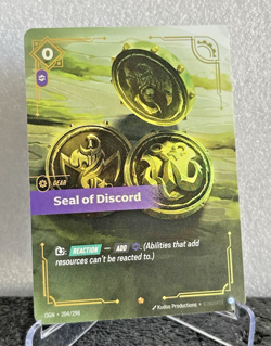 Seal of Discord NM Riftbound Trading Card – Chaos Gear – OGN-204/298 - Image 1