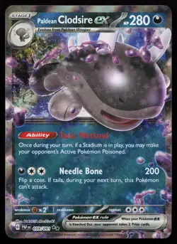 Paldean Clodsire ex 130/193 SV02: Paldea Evolved Pokemon Card - Image 1
