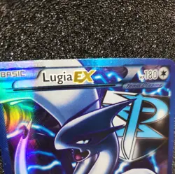 Pokemon Lugia EX Ultra Rare Full Art Holo 134/135 Plasma Storm Card - Image 3