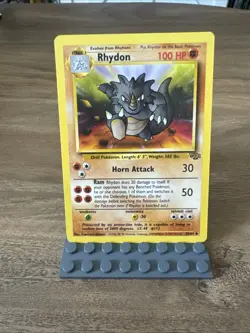 Pokemon TCG Rhydon Jungle Unlimited Edition Uncommon Card 45/64 - Image 1