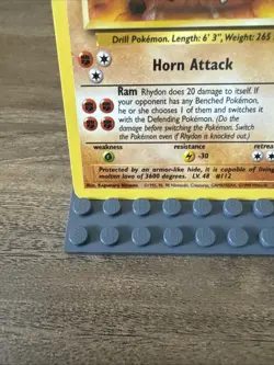 Pokemon TCG Rhydon Jungle Unlimited Edition Uncommon Card 45/64 - Image 5