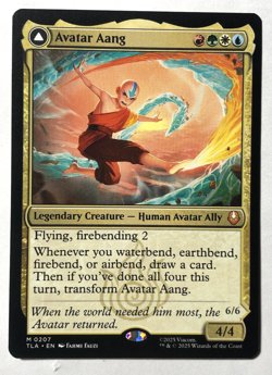 Avatar Aang 209 Avatar: The Last Airbender MTG Magic the Gathering NM - Image 1