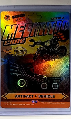 2025 MTG Magic The Gathering SLD Secret Lair Drop Borderless Foil Mechtitan Core - Image 1