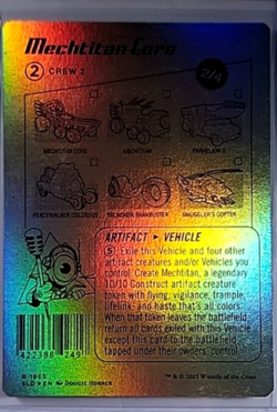 2025 MTG Magic The Gathering SLD Secret Lair Drop Borderless Foil Mechtitan Core - Image 2